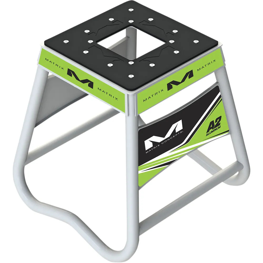 Stand - A2 - Aluminum - Green - White