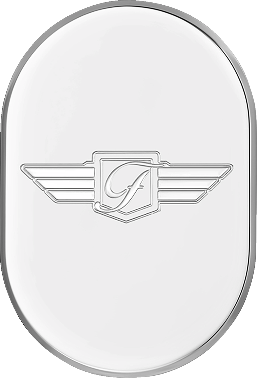 Cubierta de antena - Cubierta de antena - Guardabarros trasero derecho - Logotipo FD - Acero inoxidable pulido