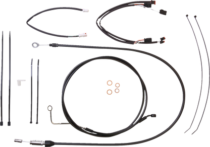 Kit de instalación de manillar XR - Kit de instalación de manillar XR - Perchas para monos de 12"-14" - FLTR '21-'23 - Negro