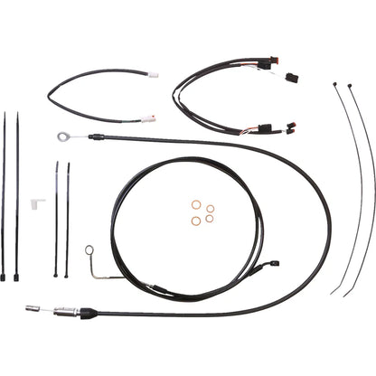 Kit de instalación de manillar XR - Kit de instalación de manillar XR - Perchas para monos de 12"-14" - FLTR '21-'23 - Negro