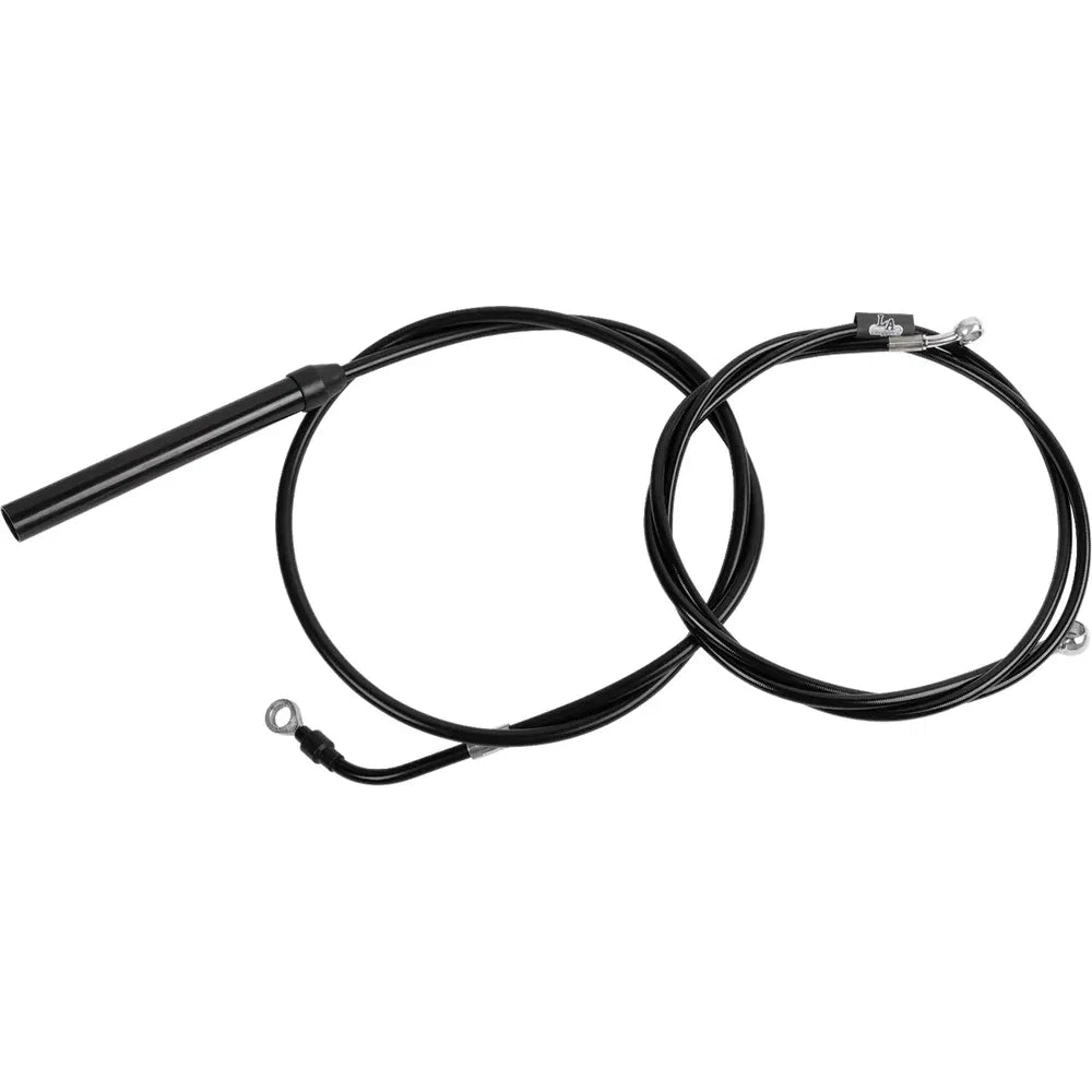 Kit de cable de freno/cable de manillar de vinilo negro estándar — ape hanger