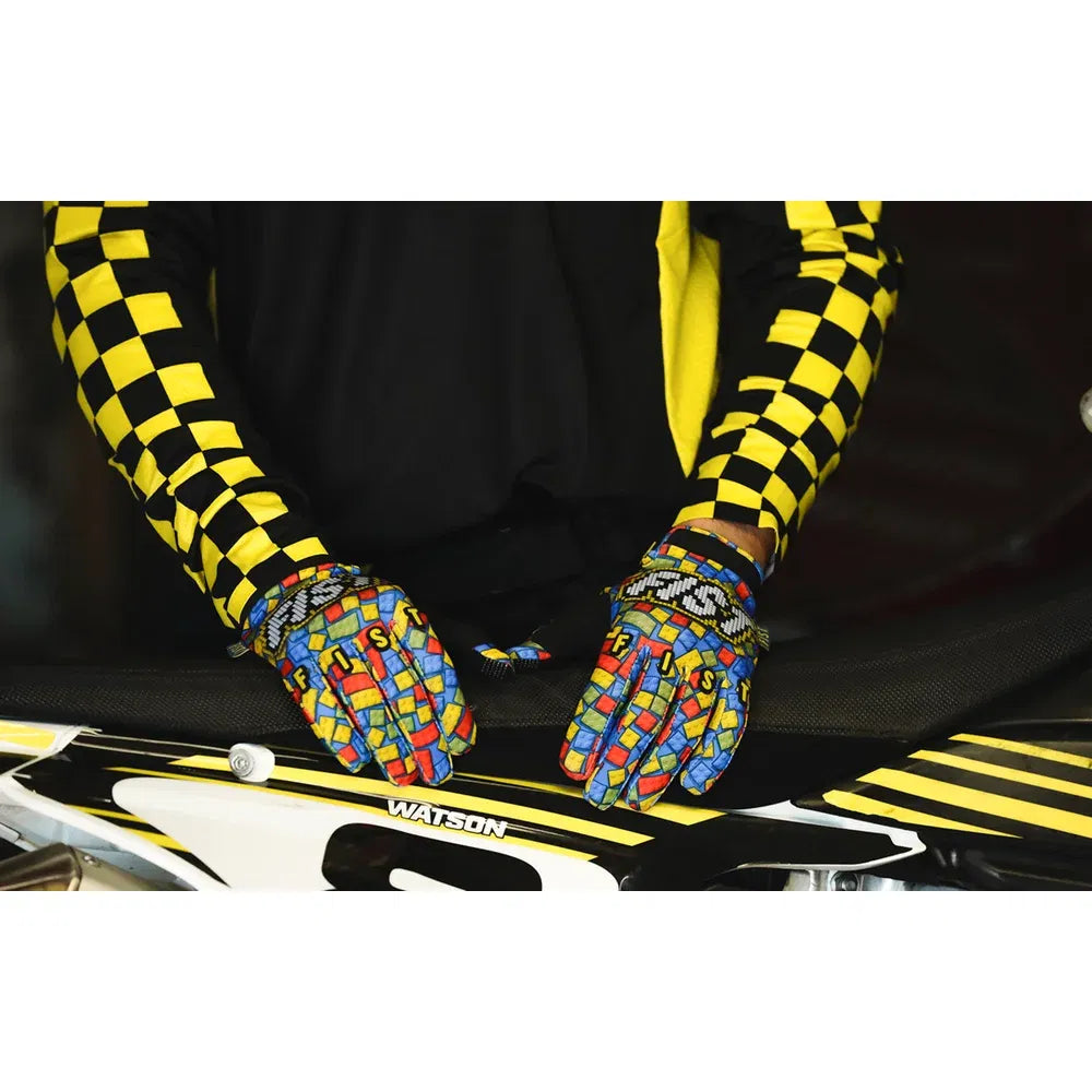 Guantes de construcción con correas