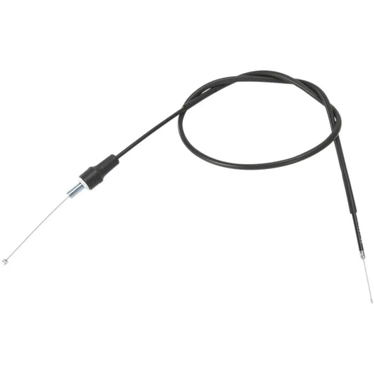 Cable del acelerador de vinilo negro.