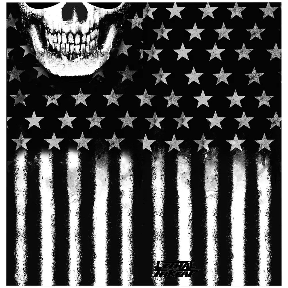 Neck Scarf - America Skull