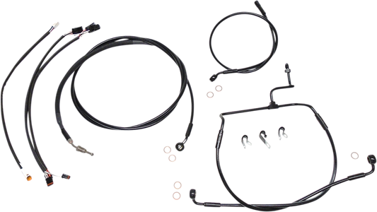 Kit de instalación de manillar XR - Kit de instalación de manillar XR - Colgadores Ape de 12"-14" - FLHX '17-'20 - Negro
