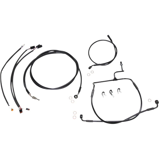 Kit de instalación de manillar XR - Kit de instalación de manillar XR - Colgadores Ape de 12"-14" - FLHX '17-'20 - Negro