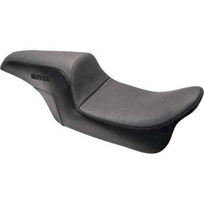 Asiento SLYFOX The Drifter Drifter Black Logo Smooth Vinyl Carbon Fiber FL '97-'07