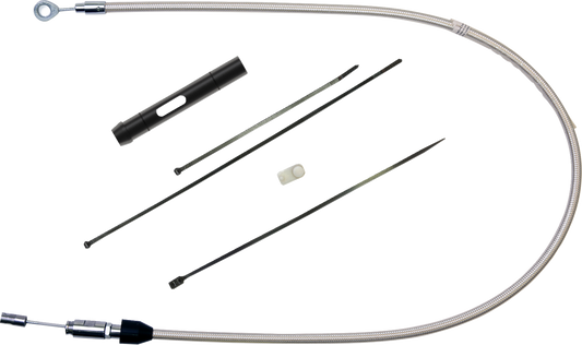 Cable de embrague superior de conexión rápida de acero inoxidable pulido - Cable de embrague superior de conexión rápida de acero inoxidable pulido - 32"