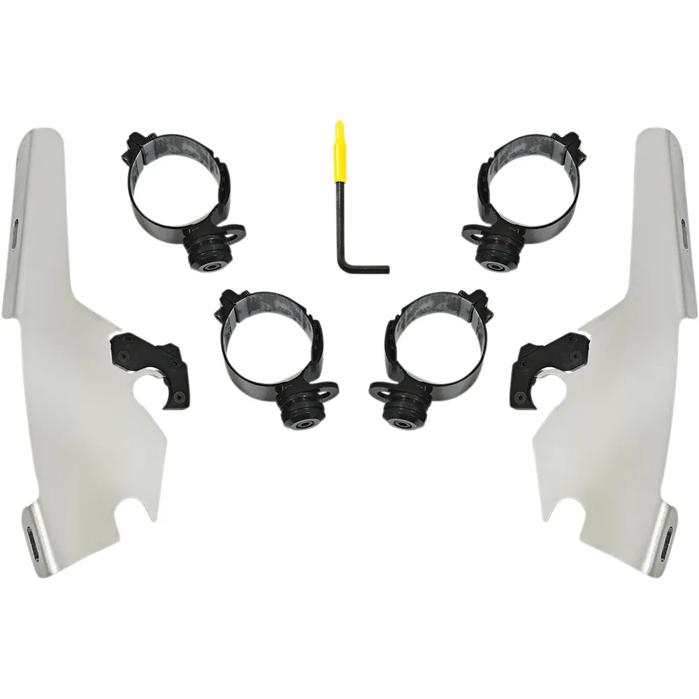 Kit de montaje con bloqueo de gatillo de carenado Batwing - Batwing - Kit de montaje - Pulido - FLSB