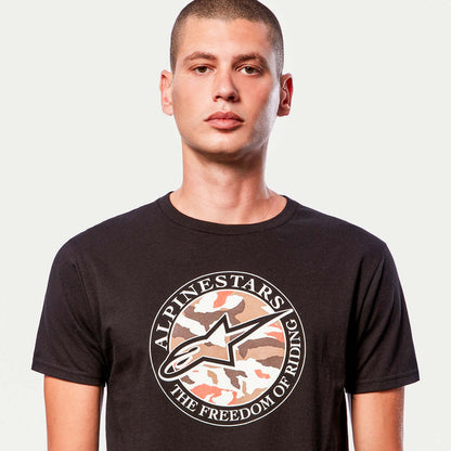 Playera Alpinestars Dot Camo - Negro