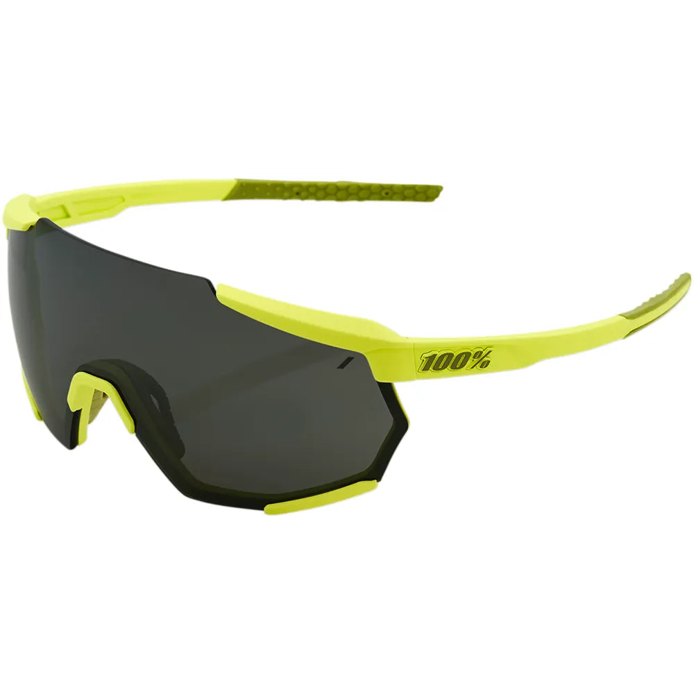 Racetrap Sunglasses - Yellow - Black Mirror Lens