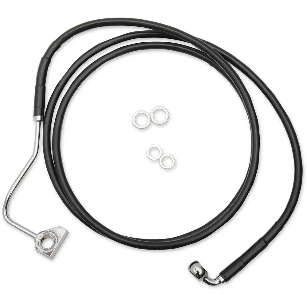 Kit de línea de freno de vinilo negro de longitud extendida