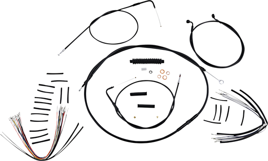 Kit de instalación de manillar XR - Kit de instalación de manillar XR - Colgadores Ape de 15"-17" - FLST '07-'10 - Negro