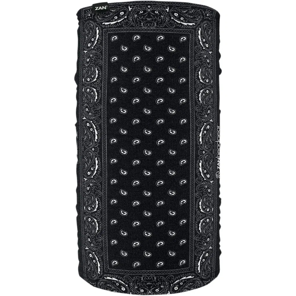 Lined Motley Tube - Black Paisley
