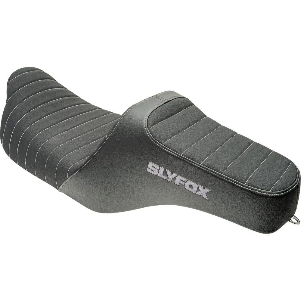 Asiento SLYFOX High Noon Highnoon Vinyl Classic Stitch Silver Logo FLH/FLT '08-'24