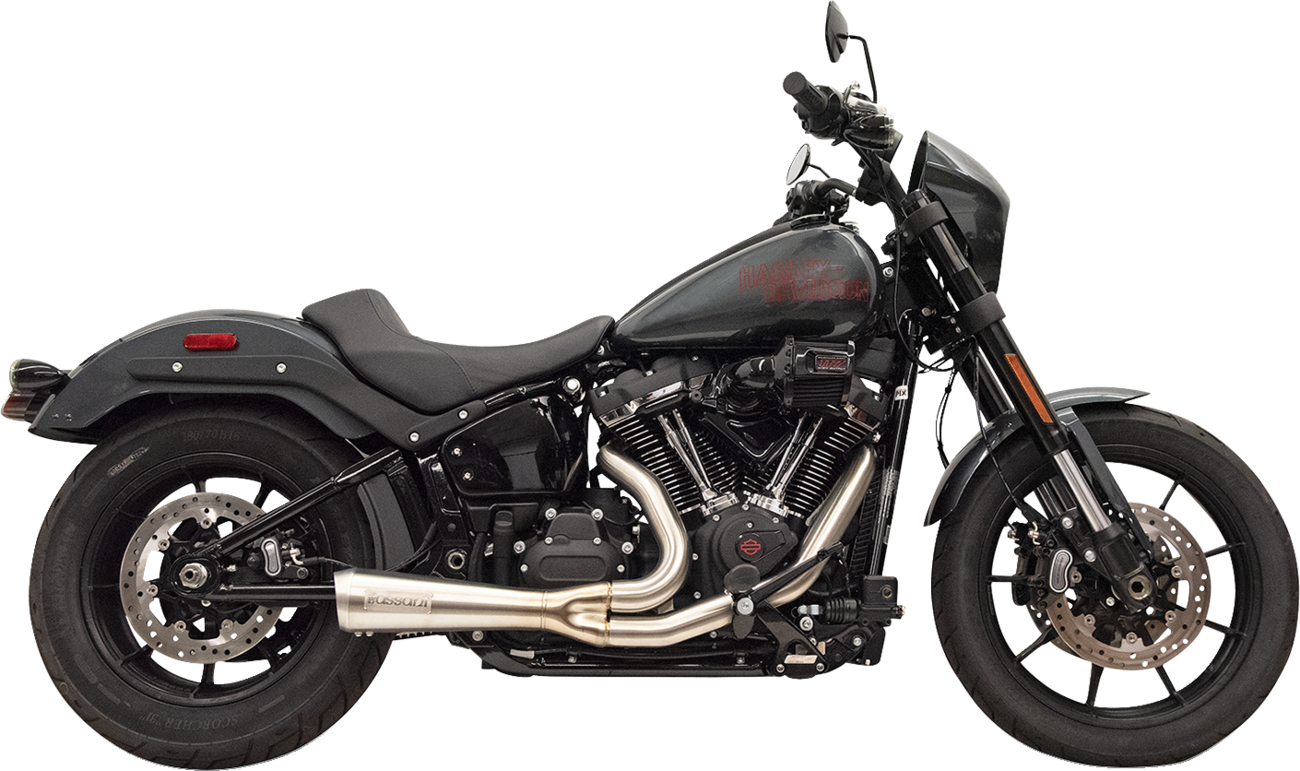 Sistema de escape 2 en 1 The Ripper - Sistema de escape 2 en 1 Ripper con silenciador Megáfono - Corto - Cromado - M8 Softail