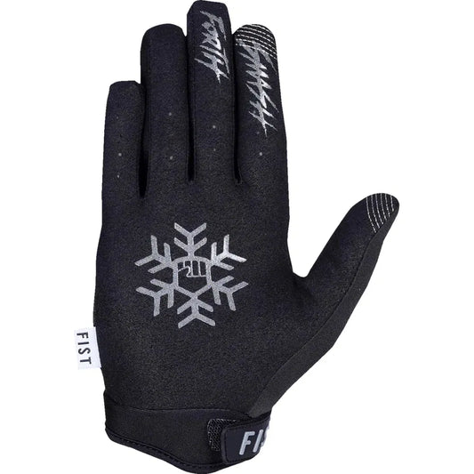 Guantes para clima frío y escarchado con copos de nieve