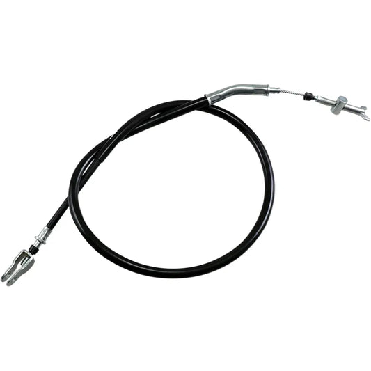 Cable de freno de vinilo negro.