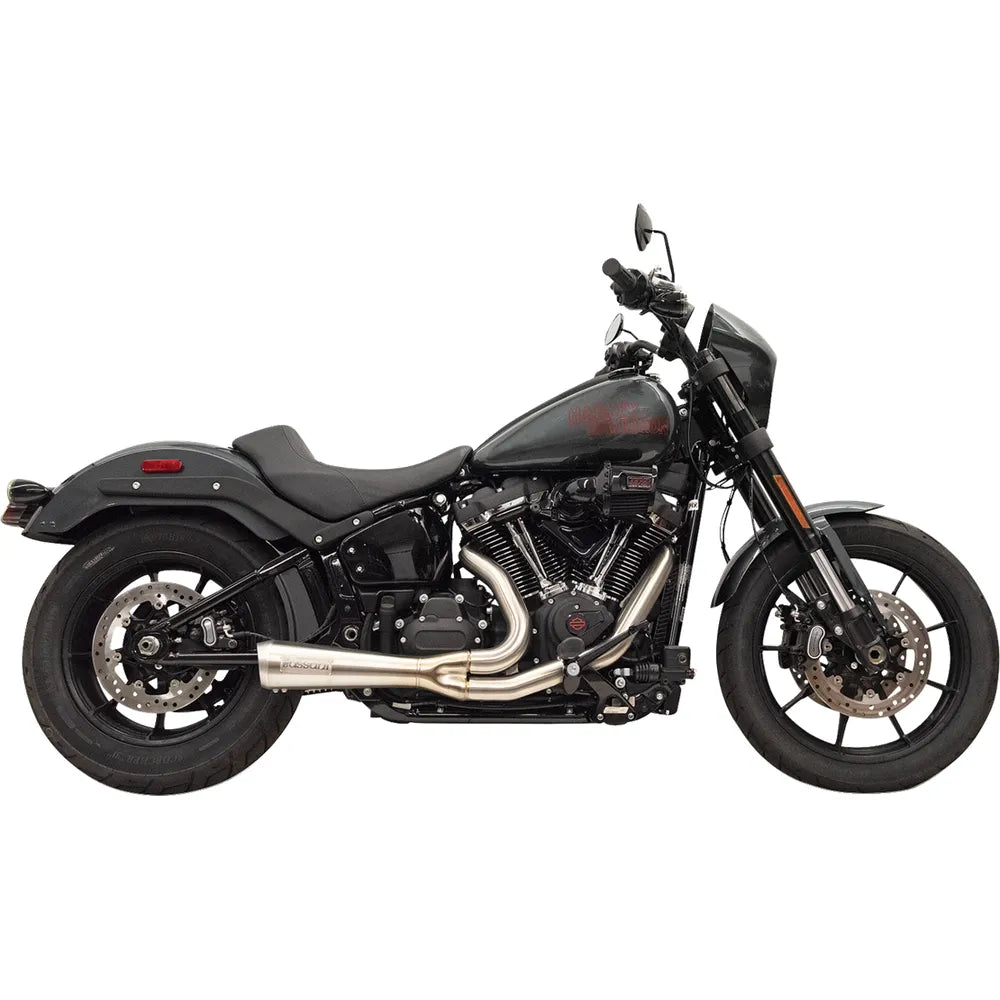 Sistema de escape 2 en 1 The Ripper - Sistema de escape 2 en 1 Ripper con silenciador Megáfono - Corto - Cromado - M8 Softail