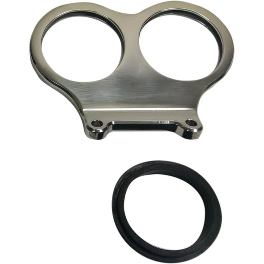 Dual mini gauge bracket - Straight Bars - 2.4" or 2-5/8"