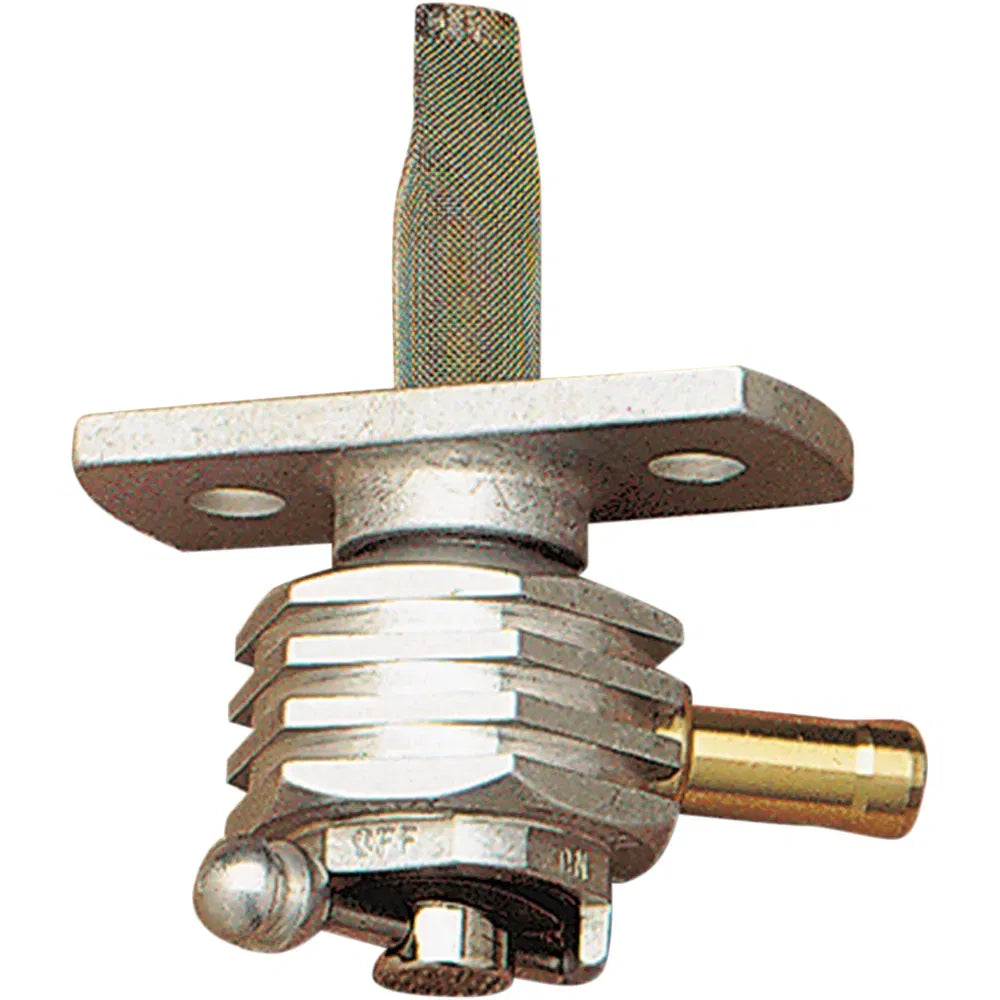 Race Fuel Valve - Finned Hex - Single Outlet - 1/4" NPT