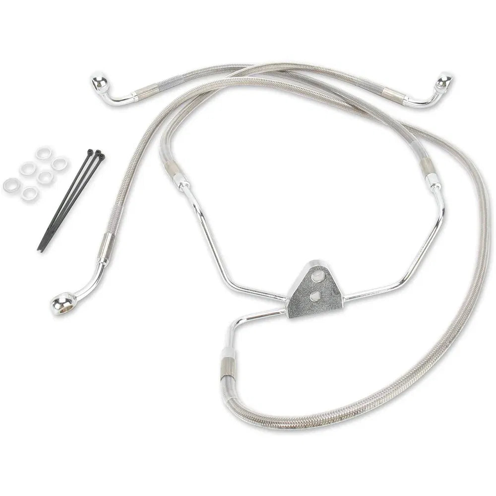 Kit de línea de freno de acero inoxidable de longitud extendida