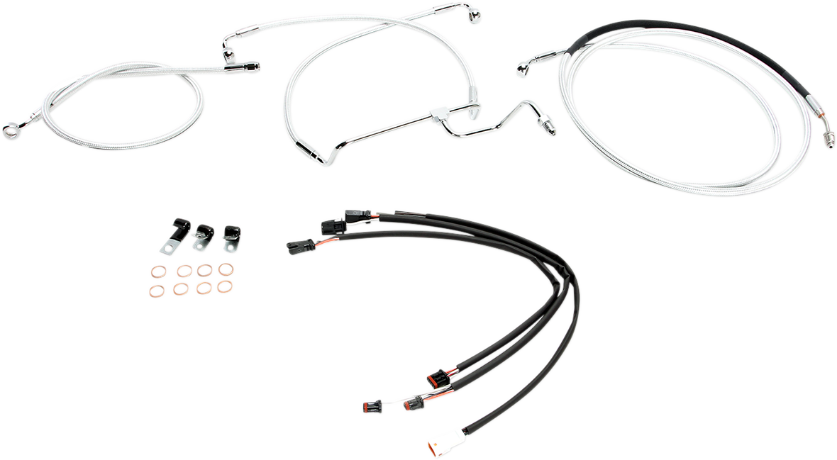 Kit de instalación de manillar de diseñador Sterling Chromite II® - Kit de instalación de manillar de diseñador Sterling Chromite II® - 12"-14" - FLHR '17-'19