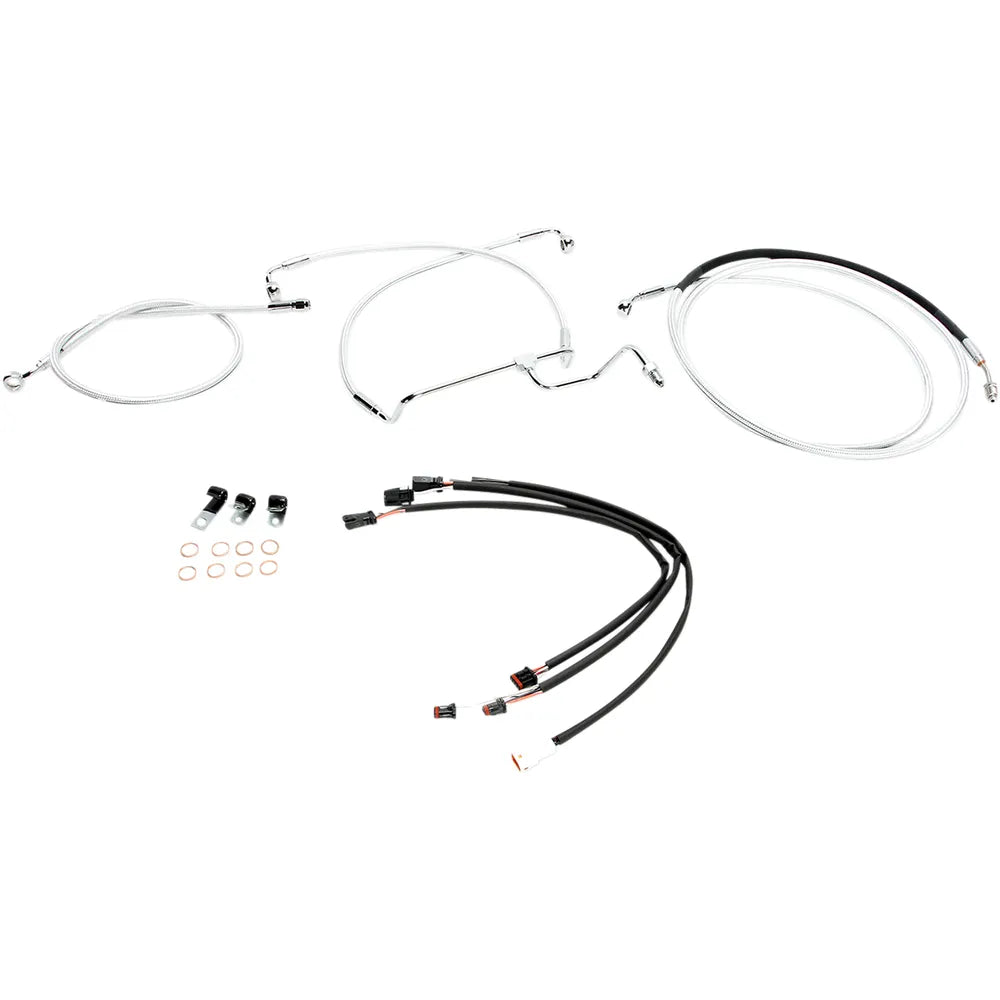Kit de instalación de manillar de diseñador Sterling Chromite II® - Kit de instalación de manillar de diseñador Sterling Chromite II® - 12"-14" - FLHR '17-'19