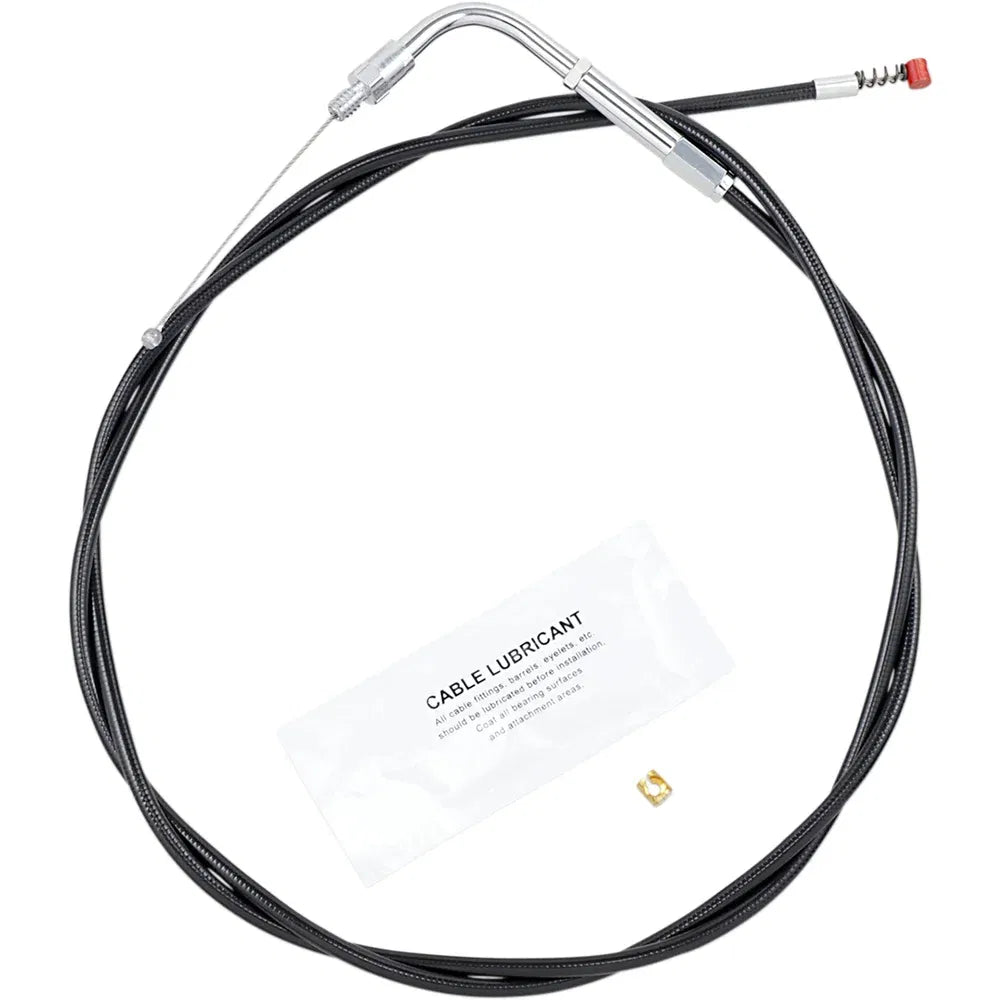 Cable de acelerador/ralentí de vinilo negro