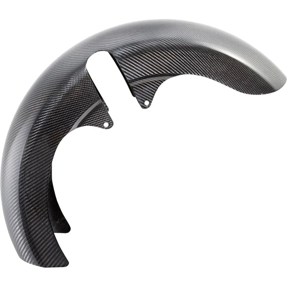 Guardabarros delantero fat wrapper de fibra de carbono de 18"