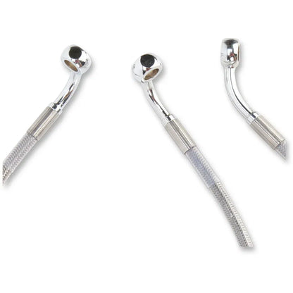 Kit de línea de freno de acero inoxidable de longitud extendida