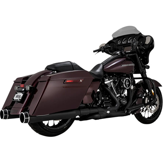 Mofles Vance & Hines Torquer 450 negro mate H-D Touring 2017 a 2022