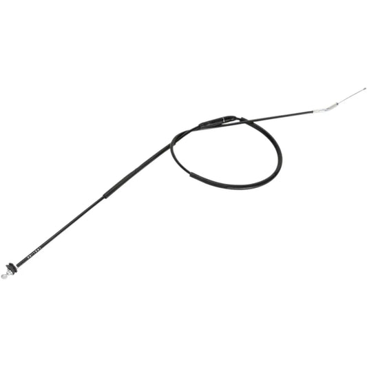 Cable del acelerador de vinilo negro.