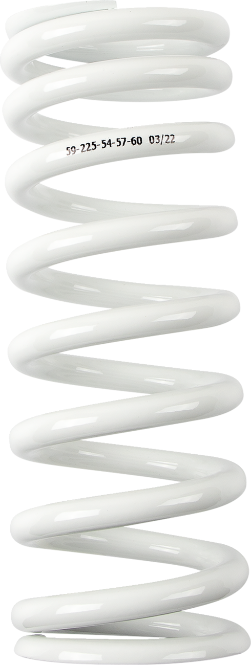 Resorte de choque - Resorte de choque - 59 mm OD - 54/57/60 n/mm - Blanco