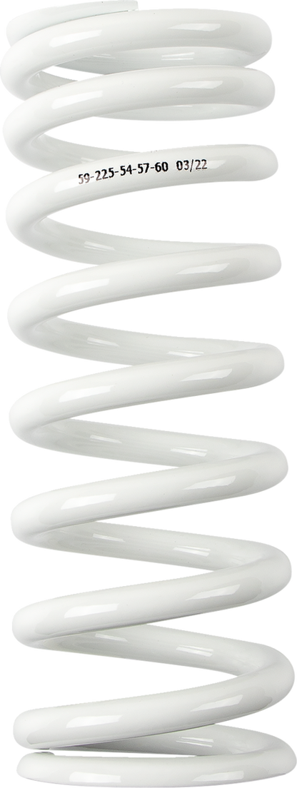 Resorte de choque - Resorte de choque - 59 mm OD - 54/57/60 n/mm - Blanco