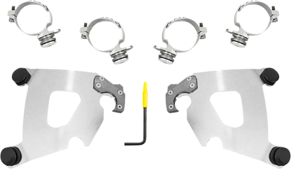 Kit de herrajes Cafe Fairing Trigger-Lock - Kit de montaje Cafe - Pulido - XL1200X