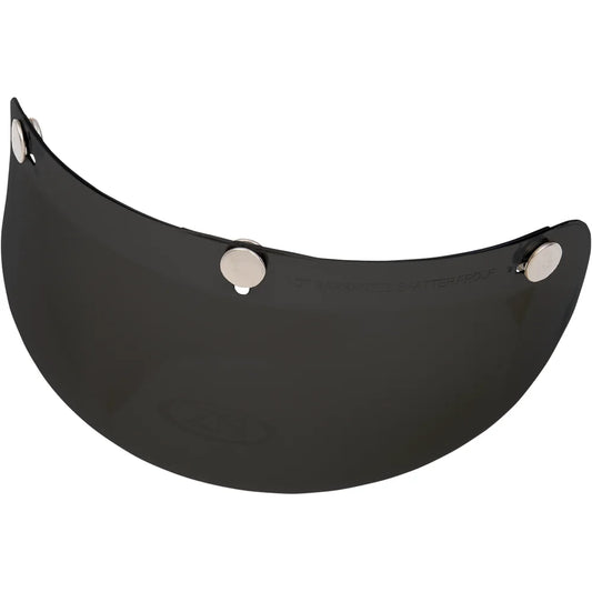 Jimmy/drifter/universal casco visera de burbuja de 3 broches