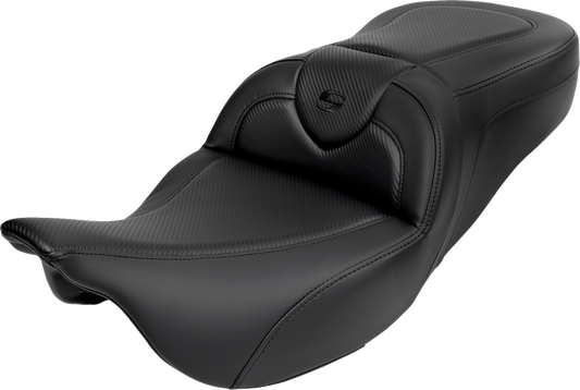 Asiento Roadsofa™ de alcance estándar - Asiento Roadsofa™ - con respaldo - Fibra de carbono - Costura negra - FL '08-'19