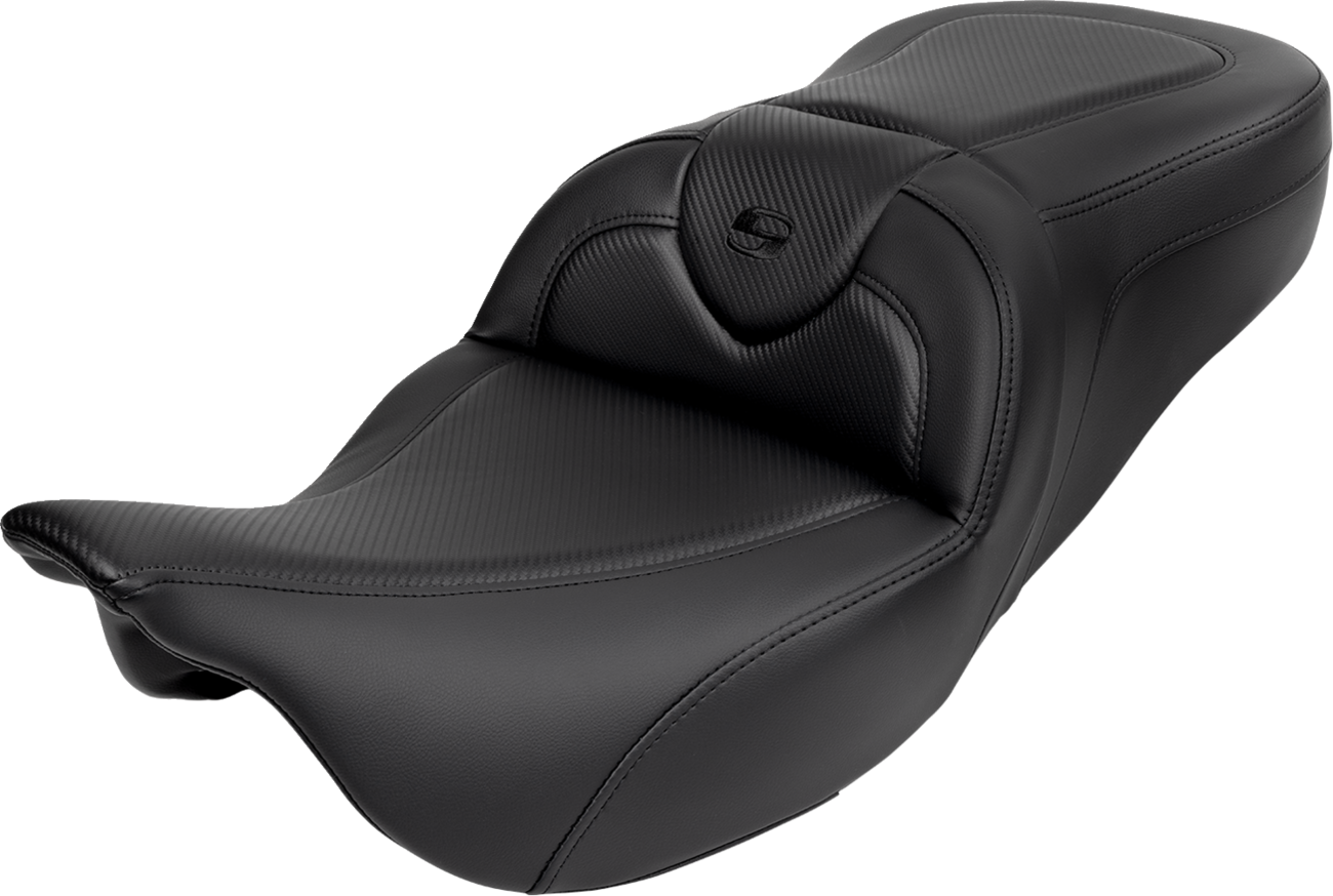 Asiento Roadsofa™ de alcance estándar - Asiento Roadsofa™ - con respaldo - Fibra de carbono - Costura negra - FL '08-'19