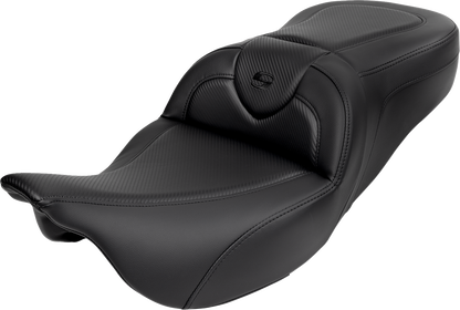 Asiento Roadsofa™ de alcance estándar - Asiento Roadsofa™ - con respaldo - Fibra de carbono - Costura negra - FL '08-'19