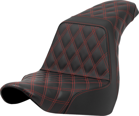 Asiento escalonado con puntada de celosía - Asiento escalonado - Puntada de celosía completa - Puntada roja - FXLR/FLSB '18 -'21
