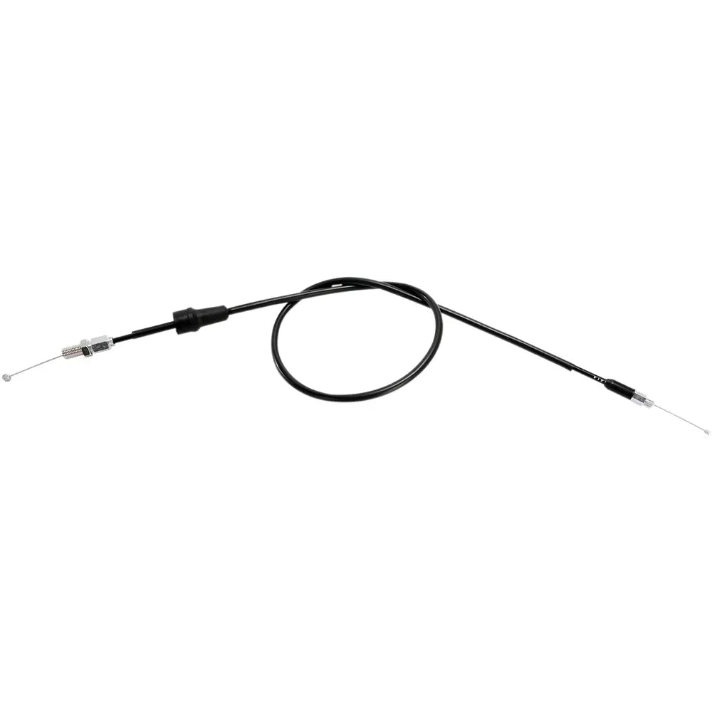 Cable del acelerador de vinilo negro.