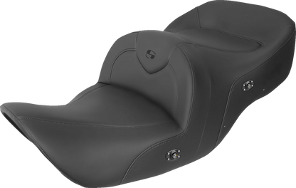 Asiento RoadSofa™ con calefacción - Asiento RoadSofa™ - sin respaldo - Negro con costuras negras - Calefacción - GL1800 '01-'10