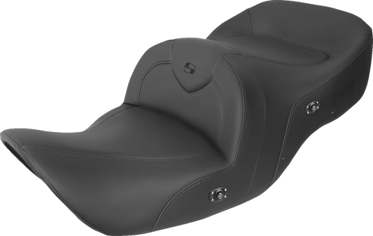 Asiento RoadSofa™ con calefacción - Asiento RoadSofa™ - sin respaldo - Negro con costuras negras - Calefacción - GL1800 '01-'10