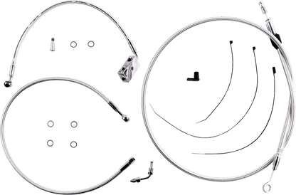 Kit de instalación de manillar de diseñador Sterling Chromite II® - Kit de instalación de manillar de diseñador Sterling Chromite II® - 8" - Softail '18-'24