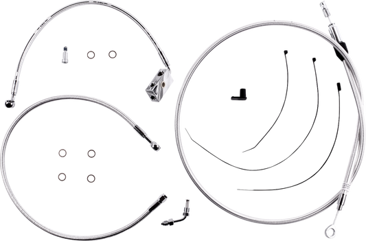 Kit de instalación de manillar de diseñador Sterling Chromite II® - Kit de instalación de manillar de diseñador Sterling Chromite II® - 8" - Softail '18-'24