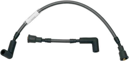 Cable de bujía trenzado - Cables de bujía - Perla negra - FX/FL '65-'99