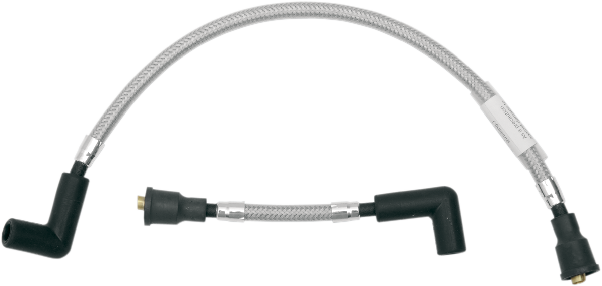 Cable de bujía trenzado - Cables de bujía - Pulido - FX/FL '65-'99