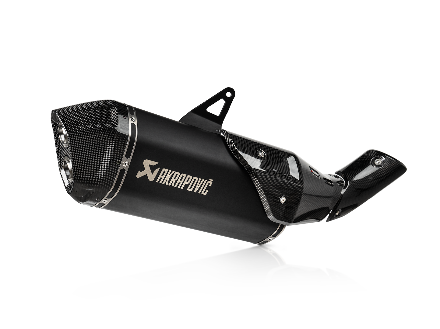 Escape Akrapovic - Slip-On Line Muffler - Titanium - CRF1100L - Black
