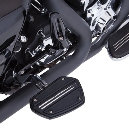 Planchas de riel doble - Negro brillante
